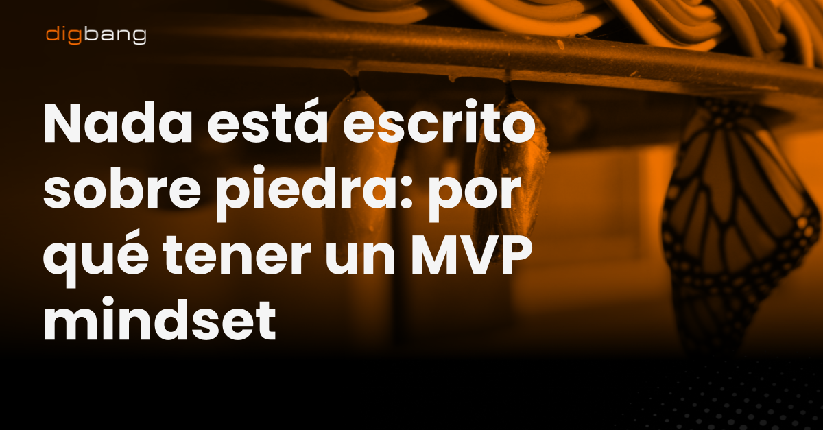 Nada está escrito sobre piedra: por qué tener un MVP mindset